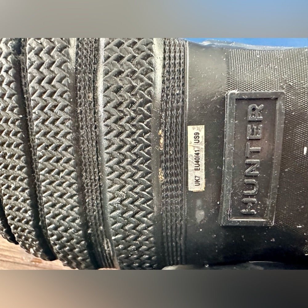 Hunter Original Tall Rainboot (Women,) 9M, Navy Matte - Picture 16 of 16